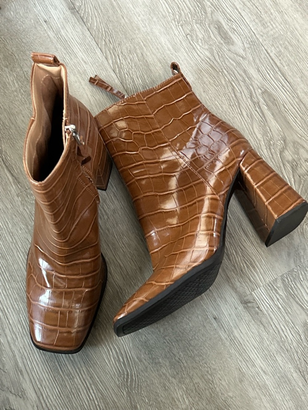 Circus by Sam Edelman Tammie Dark Mocha Croc Pt